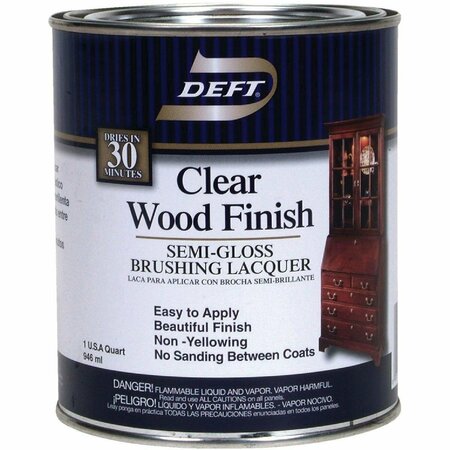 DEFT Semi-Gloss Quart 100 Sq. Ft./Qt. Lacquer DFT011/04